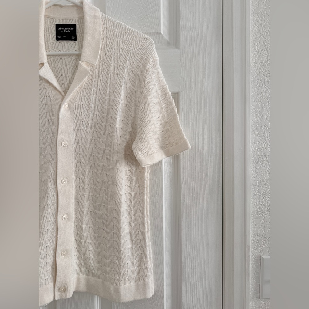 Abercrombie Button Down Sweater - image 4